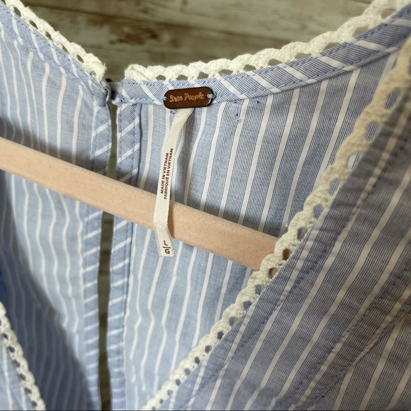 Free People | ‘Good Feels’ Striped Top | Large - Picture 5 of 8